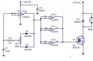 Bộ điều khiển tốc độ động cơ PWM